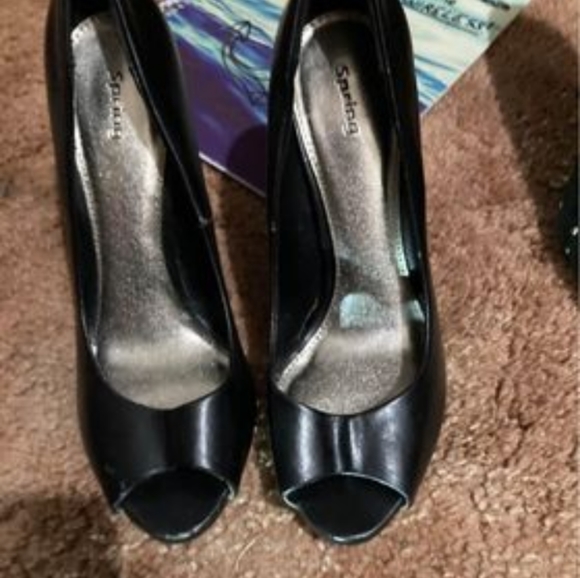 ๐4 pairs Size 8 Black Heels ๐ - Picture 3 of 4